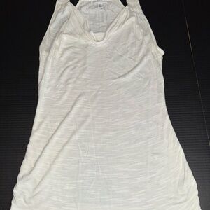 Calvin Klein White Fitted Sleeveless Tank Top